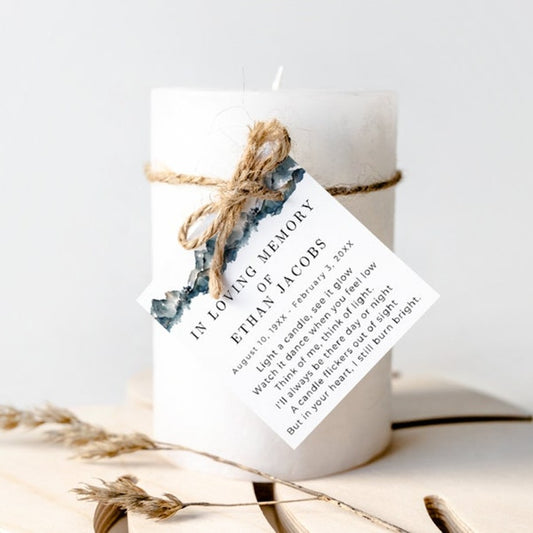Keepsake Scented Pillar Candle