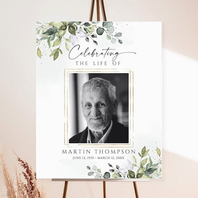 Funeral Tribute Poster A1