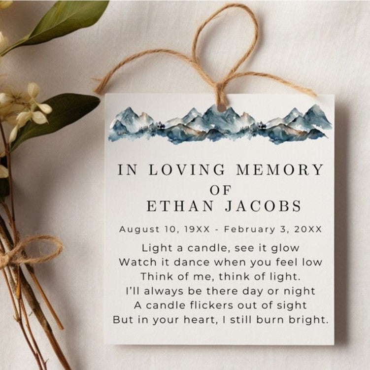 Keepsake Scented Pillar Candle