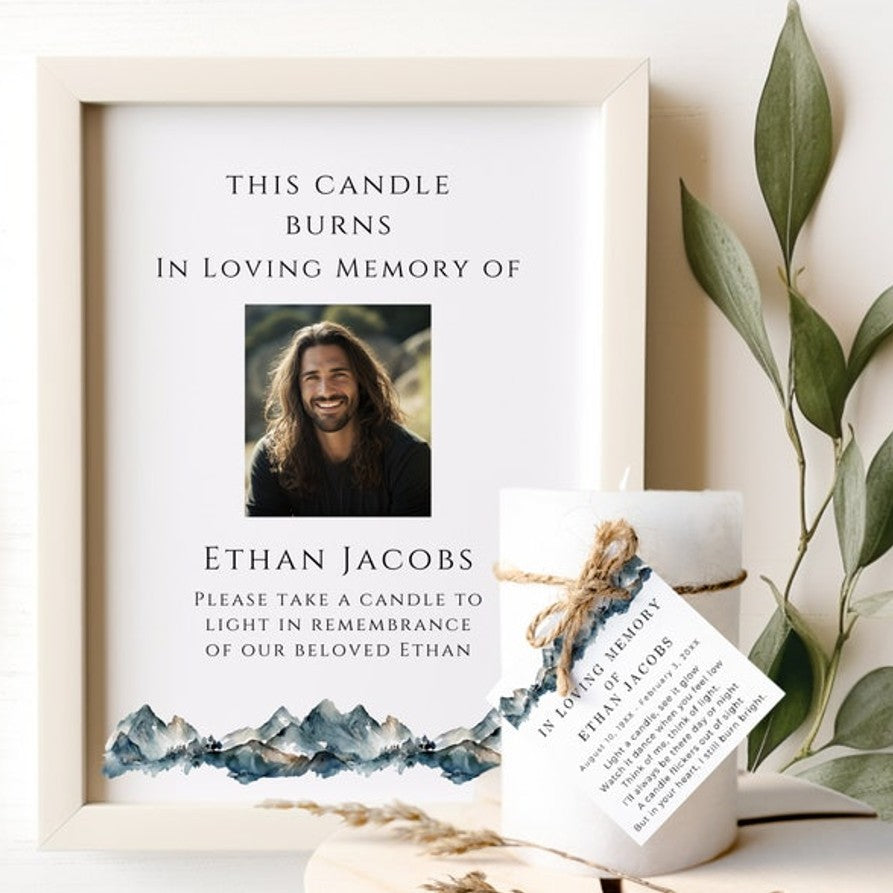 Keepsake Scented Pillar Candle