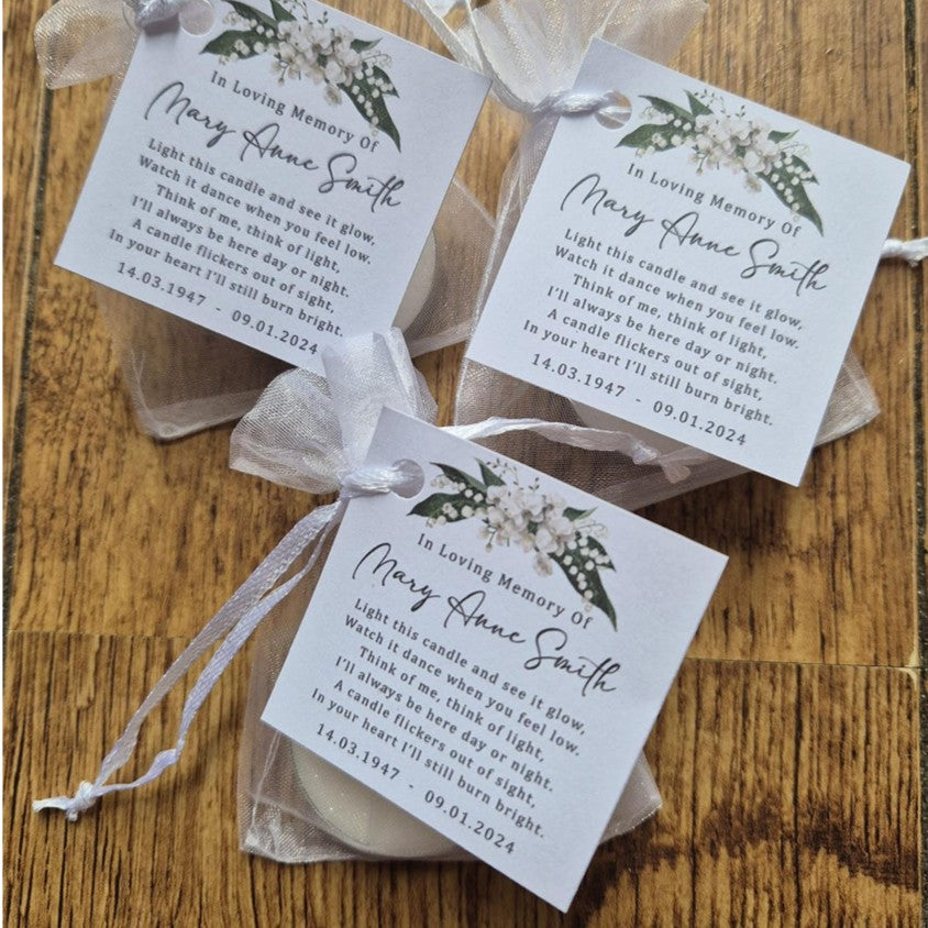 Keepsake Tealight Candles