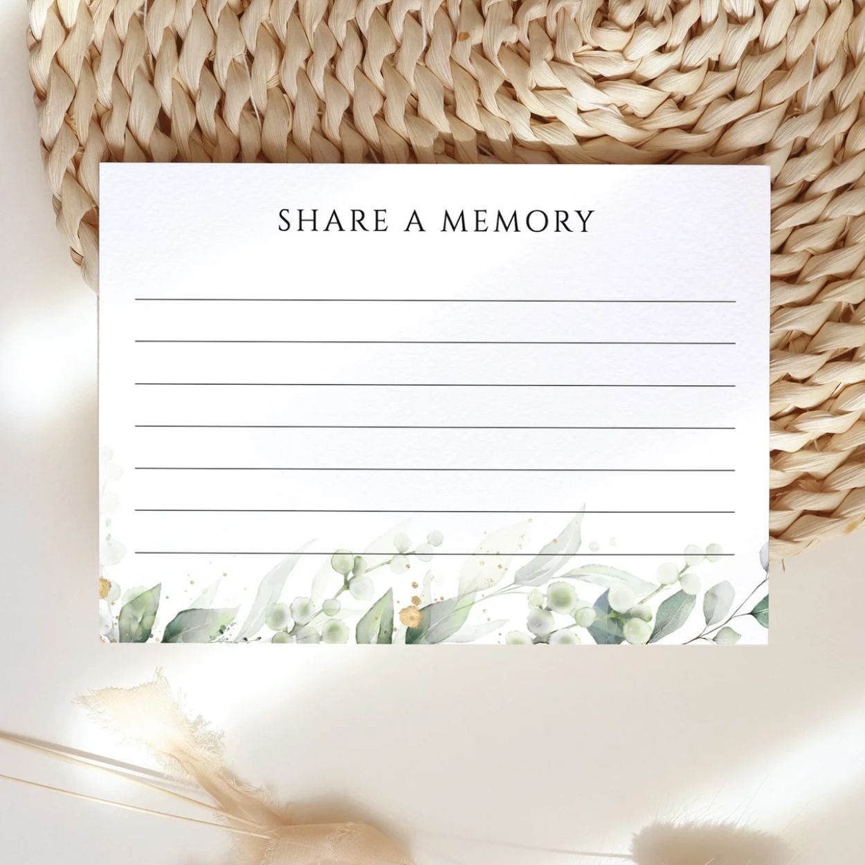 Funeral Share a Memory Card