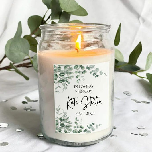 Keepsake Scented Glass Candle