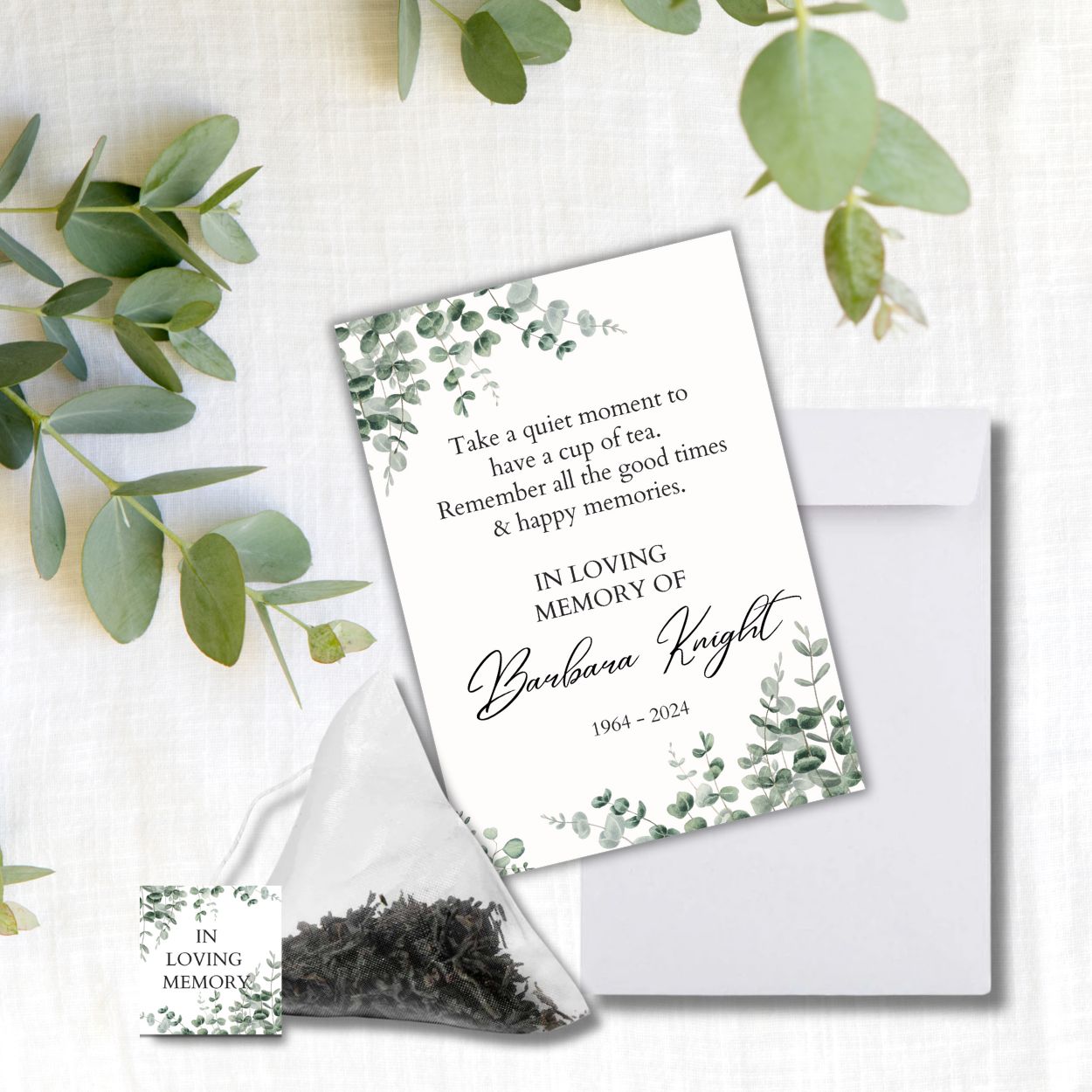 Keepsake Memorial Teabag