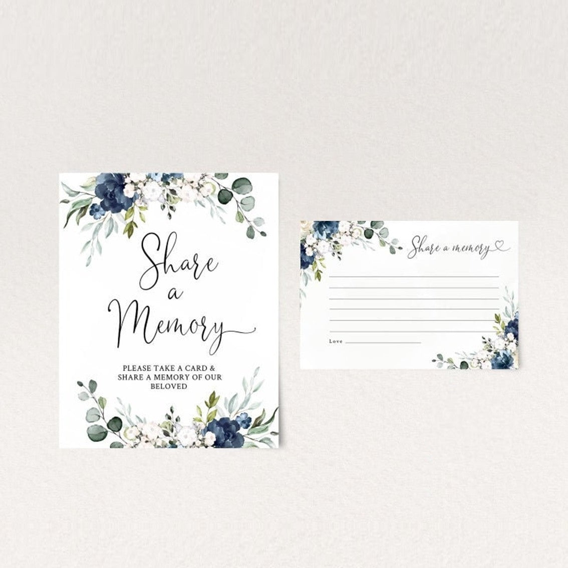 Funeral Share a Memory Card